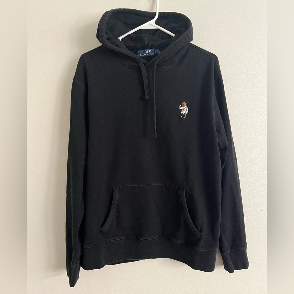 POLO RALPH LAUREN - Polo Bear Tuxedo Hoodie - Men’s Black / Large